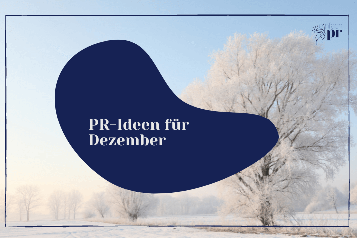Titelbild: PR-Ideen Dezember